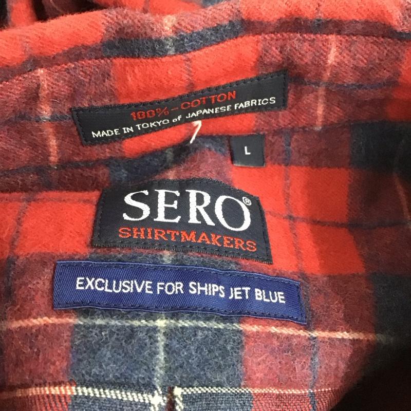 セロ SERO シャツ、ブラウス 長袖 ボタンダウンシャツ L チェック マルチカラー / マルチカラー /  メンズ USED 古着 中古 10128347