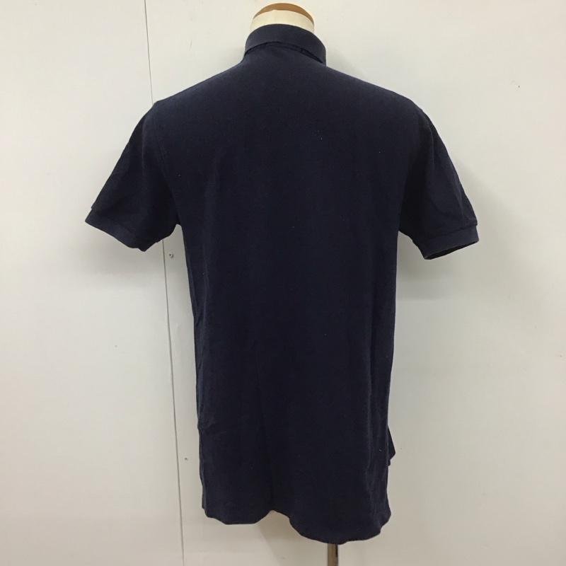 ポロスポーツラルフローレン POLOSPORT ポロシャツ 半袖 90年代 L 無地 X ロゴ、文字 紺 / ネイビー /  メンズ USED 古着 中古 10111999