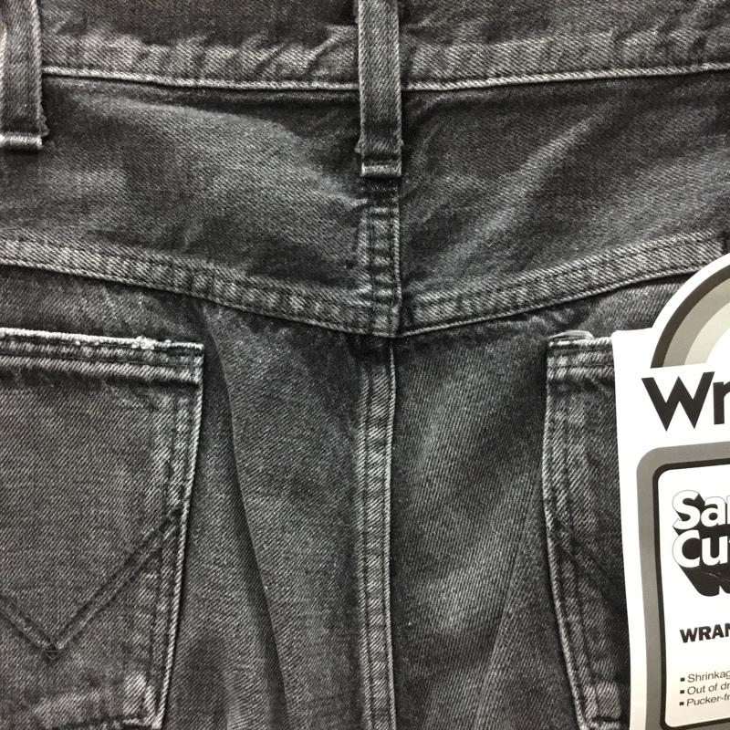 ラングラー Wrangler パンツ デニム、ジーンズ デニムパンツ ストレートパンツ ワイドパンツ カジュアルパンツ XL 無地 黒 / ブラック /  メンズ USED 古着 中古 10122385
