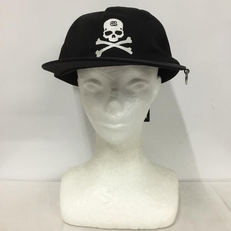 ステューシー STUSSY 帽子 キャップ mastermind JAPAN 6 Panel Ballcap タグ付き スカル 黒 / ブラック /  メンズ USED 古着 中古 10133400