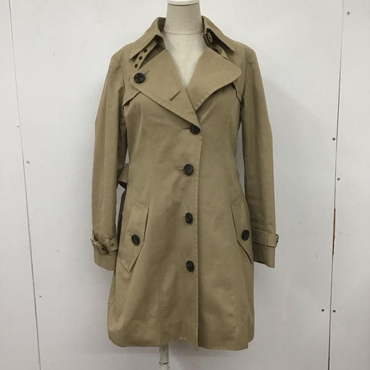 バーバリーブルーレーベル BURBERRY BLUE LABEL コート トレンチコート 36 無地 ベージュ / ベージュ /  レディース USED 古着 中古 10108501