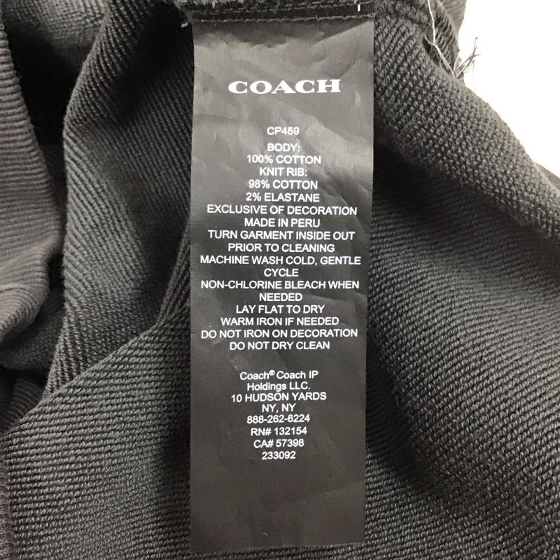 コーチ COACH パーカー 長袖 CP459 ニューイヤーフーディー ドラゴン 蓮羊 L ロゴ、文字 黒 / ブラック /  メンズ USED 古着 中古 10112392