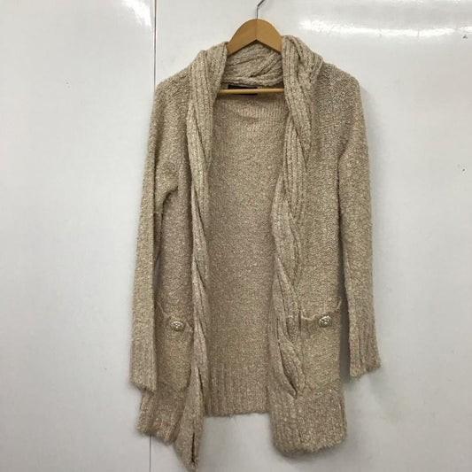 セシルマクビー CECIL McBEE カーディガン 長袖 長袖カーディガン 長袖カットソー ノーカラージャケット 前開カーディガン M 無地 マルチカラー / マルチカラー /  レディース USED 古着 中古 10117894
