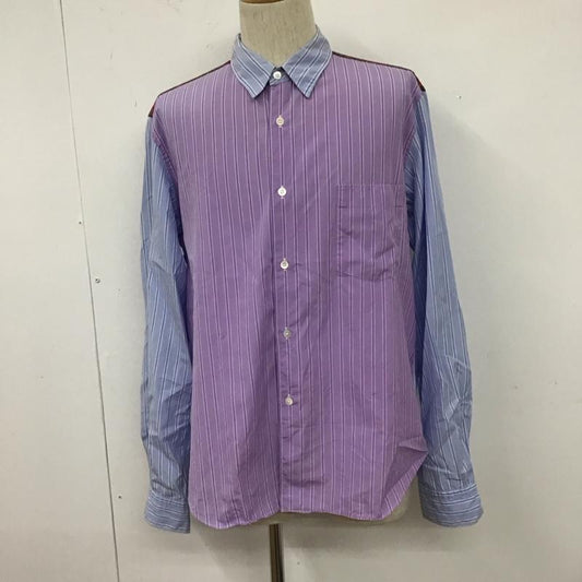 コムデギャルソンオム COMME des GARCONS HOMME シャツ、ブラウス 長袖 長袖シャツ カジュアルシャツ カラーシャツ ストライプシャツ L ストライプ マルチカラー / マルチカラー /  メンズ USED 古着 中古 10110207