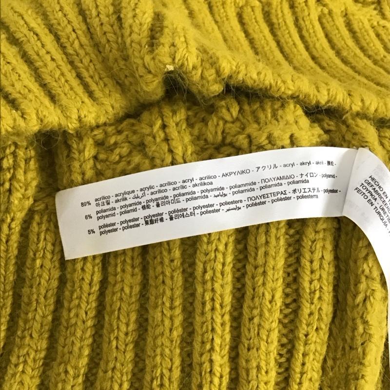 ザラ ZARA ベスト ベスト 5802 102 515 袖フリル ニット L  マスタード / マスタード /  レディース USED 古着 中古 10119608
