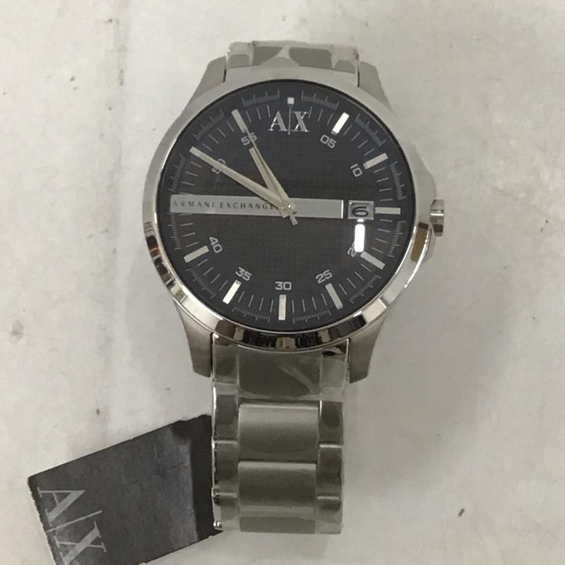 アルマーニエクスチェンジ ARMANI EXCHANGE 腕時計 アナログ（クォーツ式） AX2103 ステンレス ロゴ、文字 銀 / シルバー /  メンズ USED 古着 中古 10134323