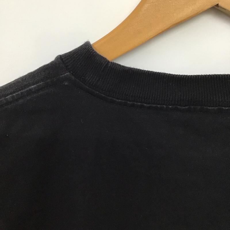 カーハート Carhartt Tシャツ 半袖 半袖カットソー プリントTシャツ クルーネックカットソー L ロゴ、文字 黒 / ブラック /  メンズ USED 古着 中古 10128658