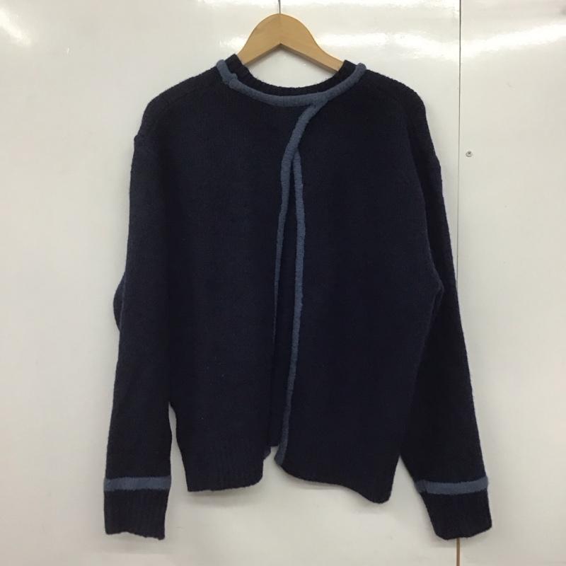 ザラ ZARA ニット、セーター 長袖 S 無地 紺 / ネイビー /  レディース USED 古着 中古 10142791