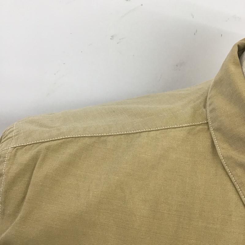 ポールスミス Paul Smith シャツ、ブラウス 長袖 長袖シャツ カラーシャツ カジュアルシャツ M 無地 ベージュ / ベージュ /  メンズ USED 古着 中古 10110439