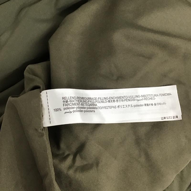 ザラ ZARA ベスト ベスト 3046 741 505 中綿 フード ロング丈 タグ付き L 無地 カーキ / カーキ /  レディース USED 古着 中古 10138926