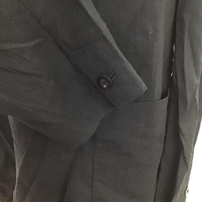 ヨウジヤマモト Yohji Yamamoto ジャケット、上着 ジャケット、ブレザー カジュアルジャケット カラージャケット ポケットジャケット アウター durban L 無地 黒 / ブラック /  メンズ USED 古着 中古 10106755