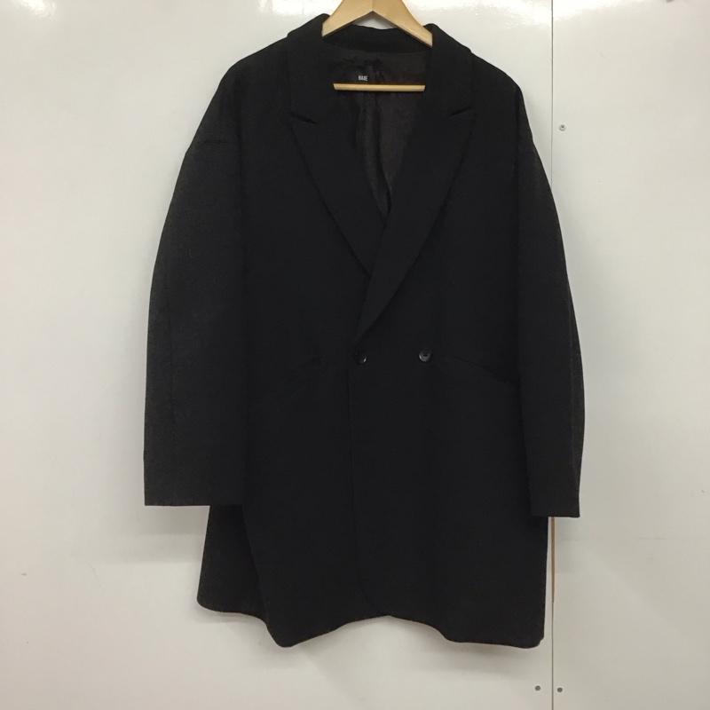 ハレ HARE ジャケット、上着 ジャケット、ブレザー カジュアルジャケット アウター カラージャケット オーバーサイズジャケット S 無地 黒 / ブラック /  メンズ USED 古着 中古 10142394