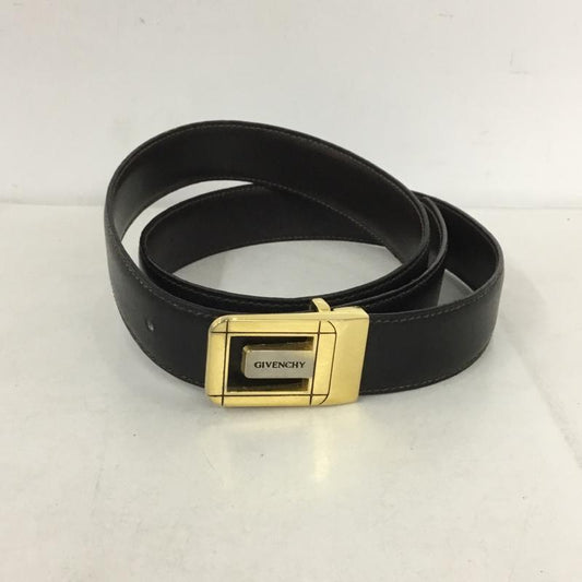 ジバンシィ GIVENCHY ベルト・バックル ベルト イタリア製 ロゴ、文字 黒 / ブラック /  メンズ USED 古着 中古 10138114