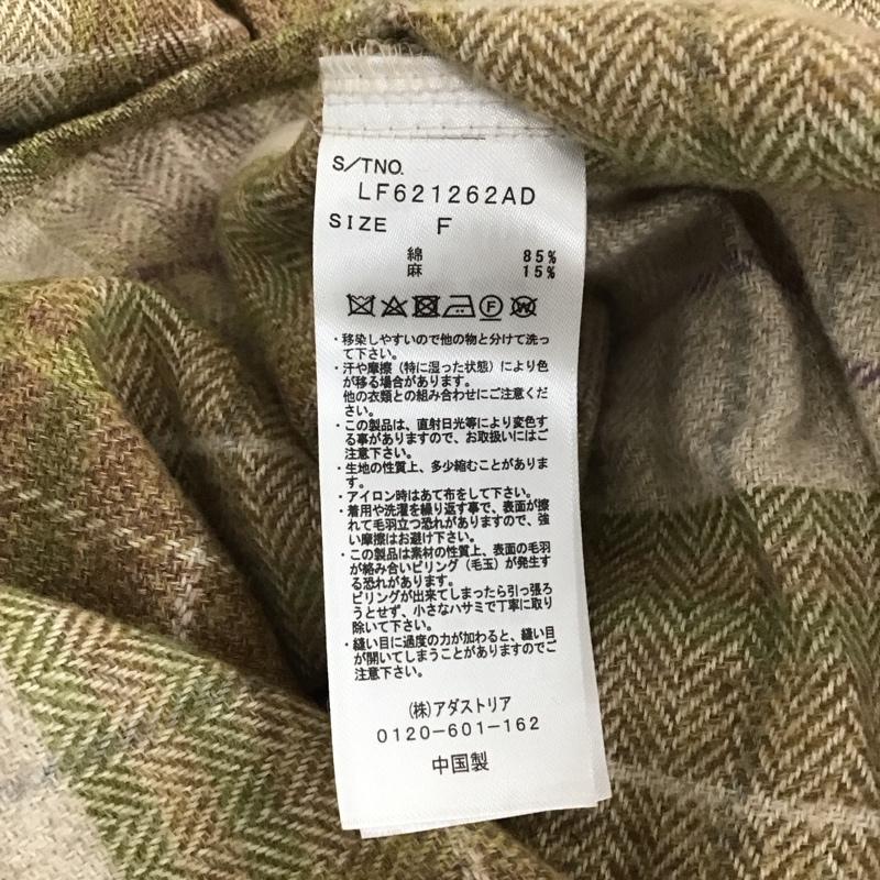 ローリーズファーム LOWRYS FARM シャツ、ブラウス 長袖 LF621262AD ヘリンボーンチェックシャツ FREE チェック マルチカラー / マルチカラー /  レディース USED 古着 中古 10107977