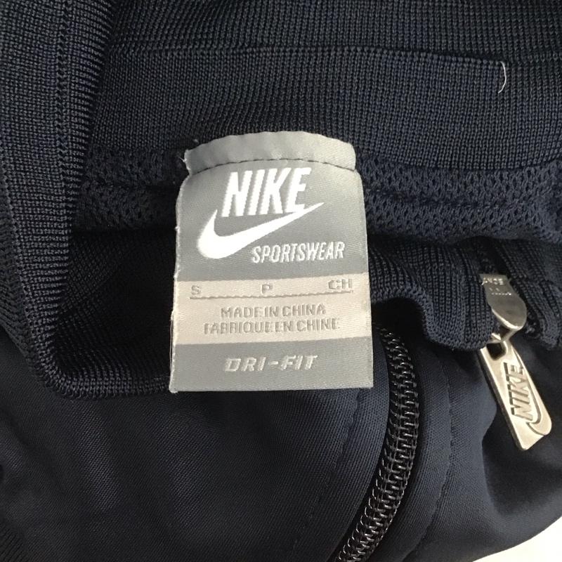 ナイキ NIKE ジャケット、上着 ジャンパー、ブルゾン 397972-473 トラックジャケット S ロゴ、文字 紺 / ネイビー / X 白 / ホワイト /  メンズ USED 古着 中古 10107654
