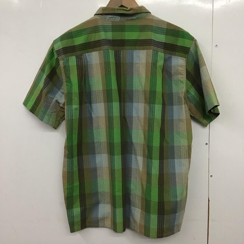 パタゴニア patagonia シャツ、ブラウス 半袖 半袖シャツ チェックシャツ カラーシャツ L チェック マルチカラー / マルチカラー /  メンズ USED 古着 中古 10149705