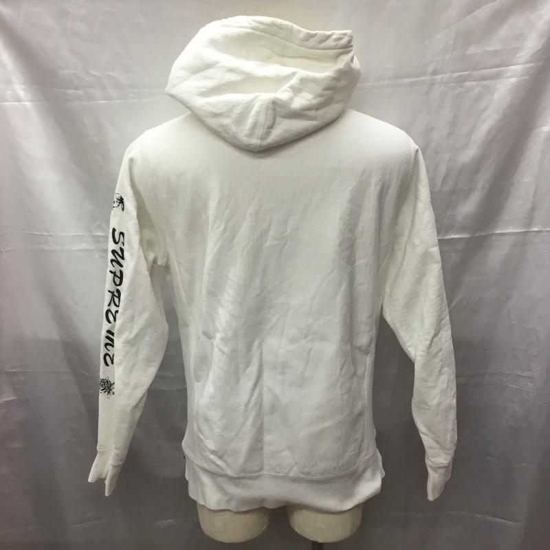 シュプリーム Supreme パーカー 長袖 16AW RoseHoodedSweatshirt フーデッドスウェットパーカー プルオーバー M ロゴ、文字 白 / ホワイト /  メンズ USED 古着 中古 10111924