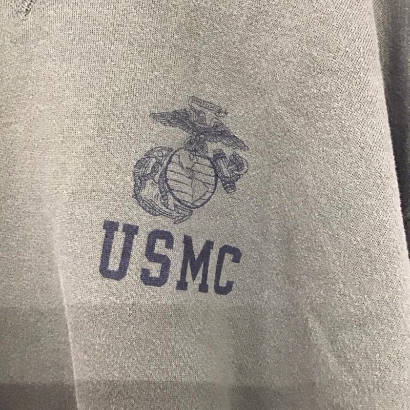 古着 USED トレーナー 長袖 長袖トレーナー スウェット クルーネック プルオーバー XL ロゴ、文字 カーキ / カーキ /  メンズ USED 古着 中古 10142352