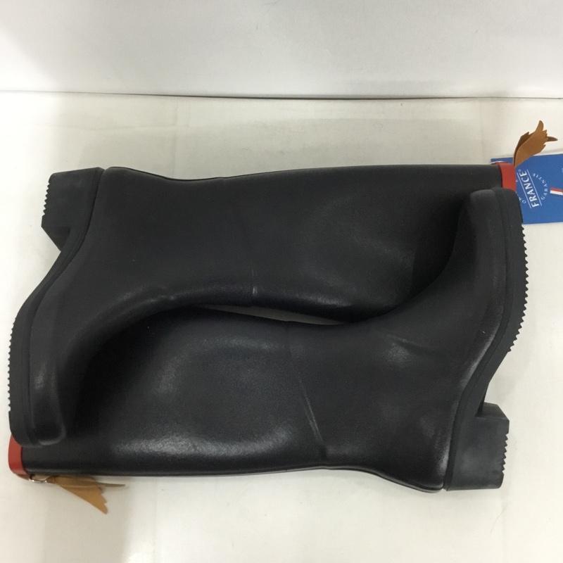 エーグル AIGLE 長靴、レインシューズ 長靴、レインシューズ ZZF8408 ミスジュリエットA ラバーブーツ 36 ロゴ、文字 黒 / ブラック /  レディース USED 古着 中古 10135774