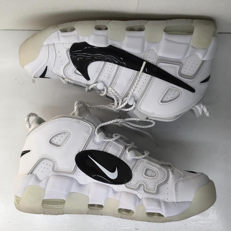 ナイキ NIKE スニーカー スニーカー AIR MORE UPTEMPO 96 COPY PASTE エア モアアップテンポ 96 コピー ＆ ペースト DQ5014-100 27.5cm ロゴ、文字 白 / ホワイト / X 黒 / ブラック /  メンズ USED 古着 中古 10106049