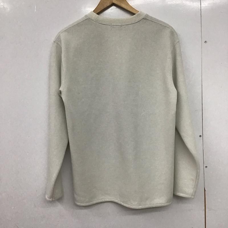 グリーンレーベルリラクシング green label relaxing カットソー 長袖 3212-171-3034 ダブルフェイスクルーネックカットソー S 無地 オフホワイト / オフホワイト /  メンズ USED 古着 中古 10148283