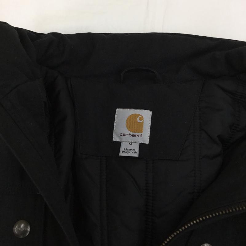 カーハート Carhartt ジャケット、上着 ジャケット、ブレザー RN14806 100107 001 Woodward Black Water Repellent Quick Duck Jacket M ロゴ、文字 黒 / ブラック /  メンズ USED 古着 中古 10124450