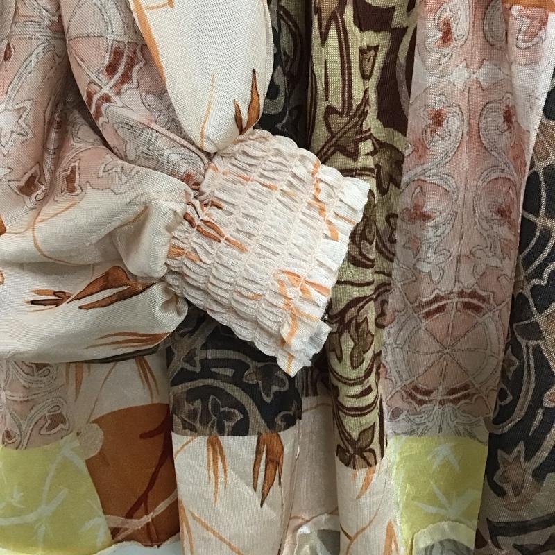 ザラ ZARA カットソー 長袖 S  マルチカラー / マルチカラー /  レディース USED 古着 中古 10139330