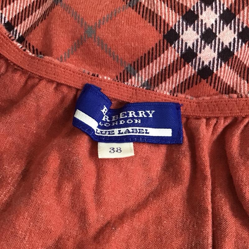 バーバリーブルーレーベル BURBERRY BLUE LABEL キャミソール キャミソール キャミソール タンクトップ ノースリーブカットソー 38 チェック マルチカラー / マルチカラー /  レディース USED 古着 中古 10113811