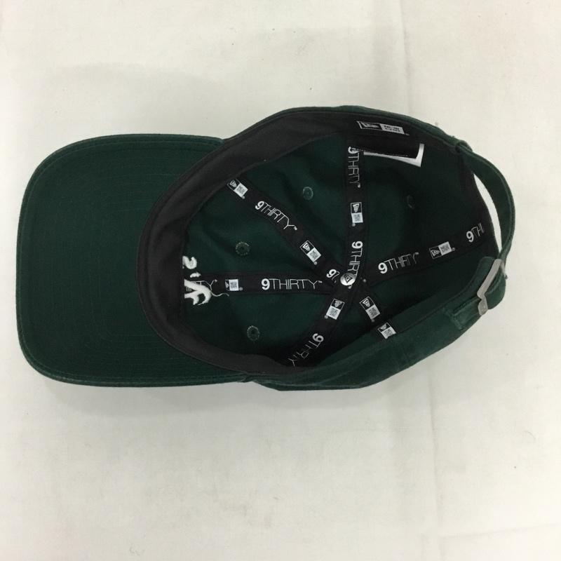 ニューエラ NEW ERA 帽子 キャップ オークランドアスレチックス 9THIRTY ロゴ、文字 緑 / グリーン /  メンズ USED 古着 中古 10130777