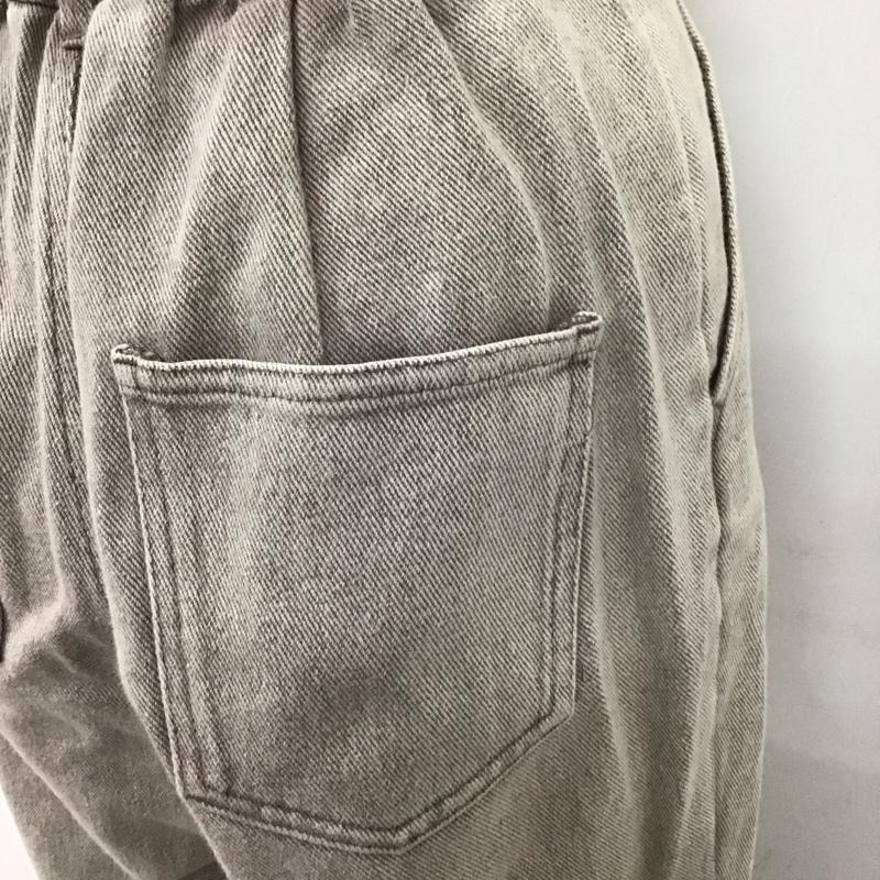 アルシーヴ archives パンツ デニム、ジーンズ デニムパンツ カジュアルパンツ スリムパンツ ウエストゴム M 無地 灰 / グレー /  レディース USED 古着 中古 10108065