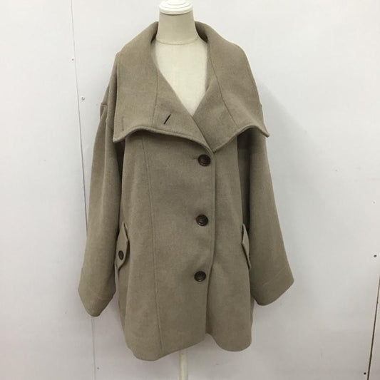 マウジー MOUSSY コート コート一般 010FAH30-5610 STAND COLLAR MIDDLE コート 1 無地 ベージュ / ベージュ /  レディース USED 古着 中古 10124503
