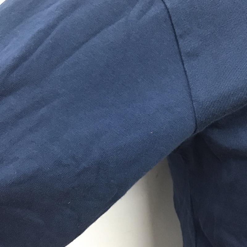 アディダス adidas Tシャツ 長袖 GN3904 クルーネック ロゴ M プリント 紺 / ネイビー /  メンズ USED 古着 中古 10107435