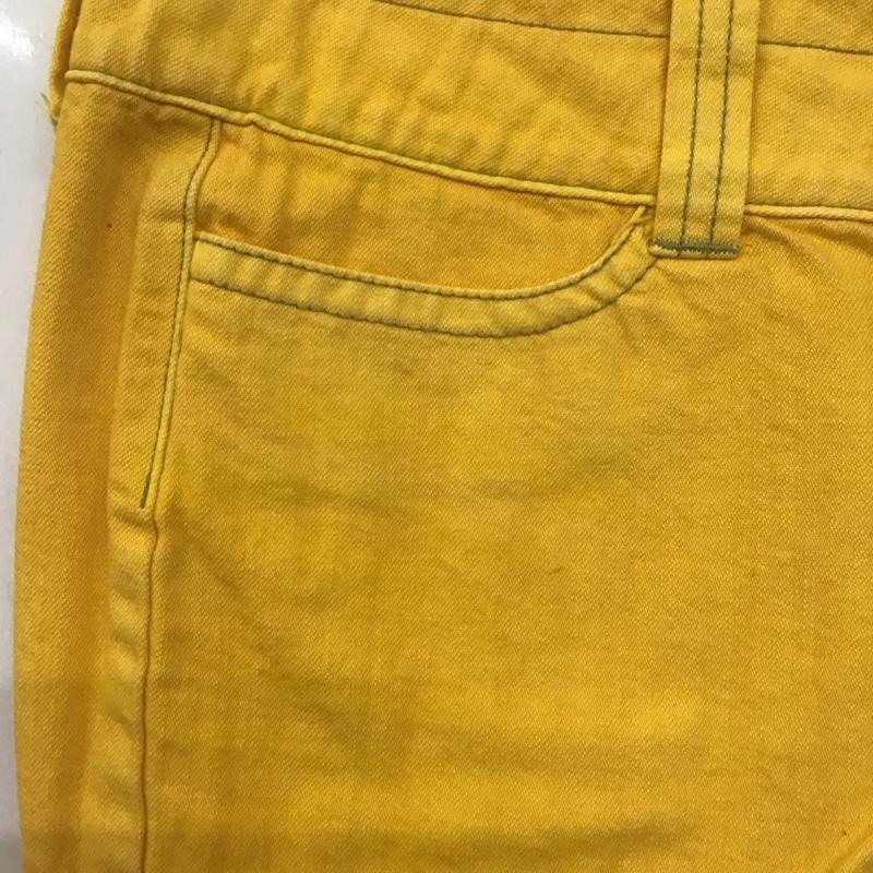 トミーガール tommy girl スカート ミニスカート S 無地 黄 / イエロー /  レディース USED 古着 中古 10146290