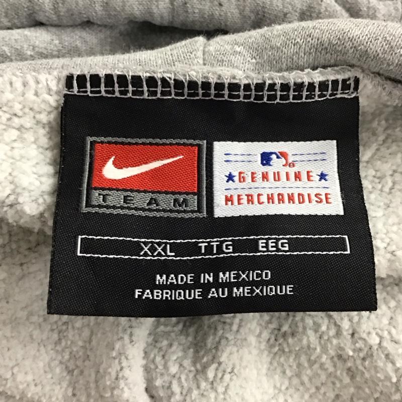 ナイキ NIKE パーカー 長袖 長袖パーカー プルオーバーパーカー プリントスウェット トレーナー XXL ロゴ、文字 灰 / グレー /  メンズ USED 古着 中古 10123953