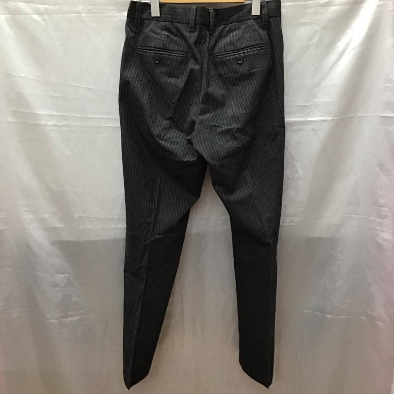 バナナリパブリック BANANA REPUBLIC パンツ スラックス スラックスパンツ ワイドパンツ カジュアルパンツ ストライプパンツ 30インチ ストライプ 灰 / グレー /  メンズ USED 古着 中古 10116881