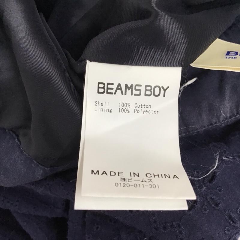 ビームスボーイ BEAMS BOY ボトムス ボトムス 13-24-0706-803 カットワークイージーパンツ  紺 / ネイビー /  レディース USED 古着 中古 10117252