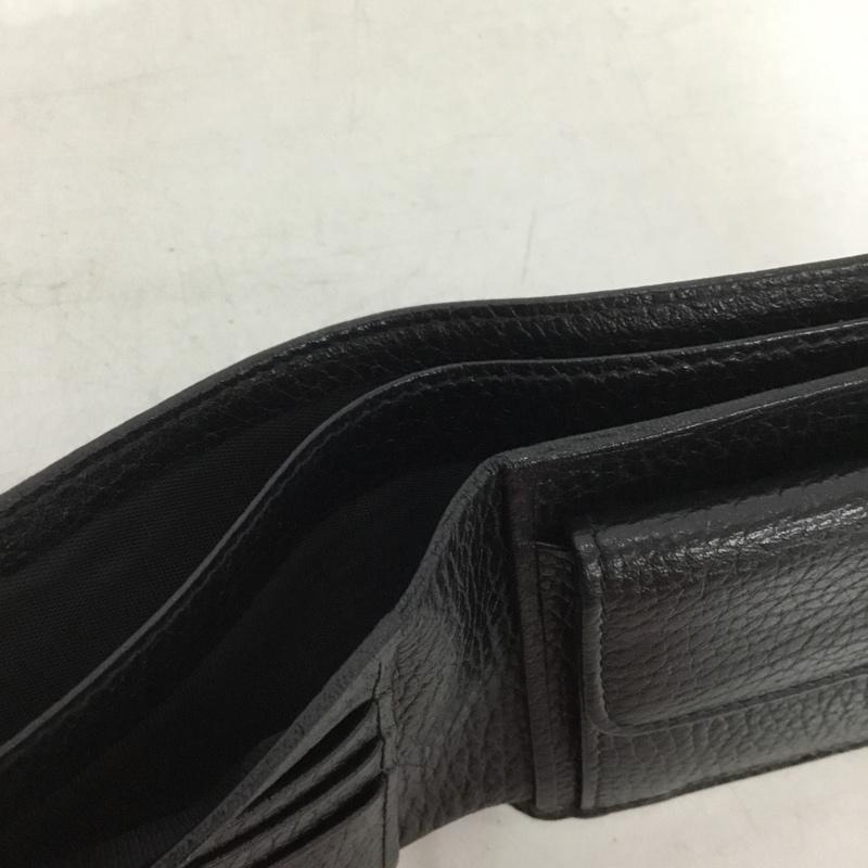 ハンティングワールド Hunting World 財布 二つ折り 箱有 ワンポイント 黒 / ブラック /  メンズ USED 古着 中古 10136340