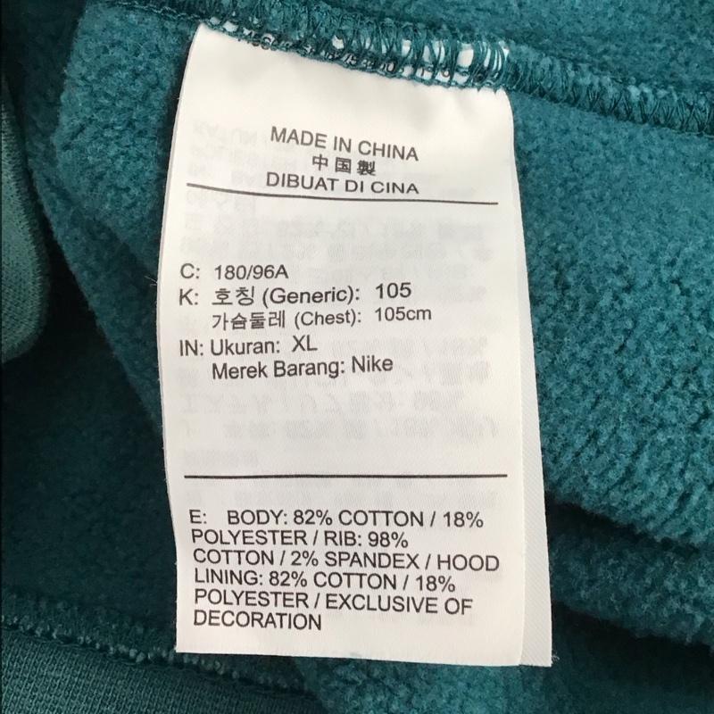 エアジョーダン AIR JORDAN パーカー 長袖 ck6469-381 FlightFleeceHoodie 長袖パーカー スウェット プルオーバーパーカー XL ロゴ、文字 青 / ブルー /  メンズ USED 古着 中古 10112980