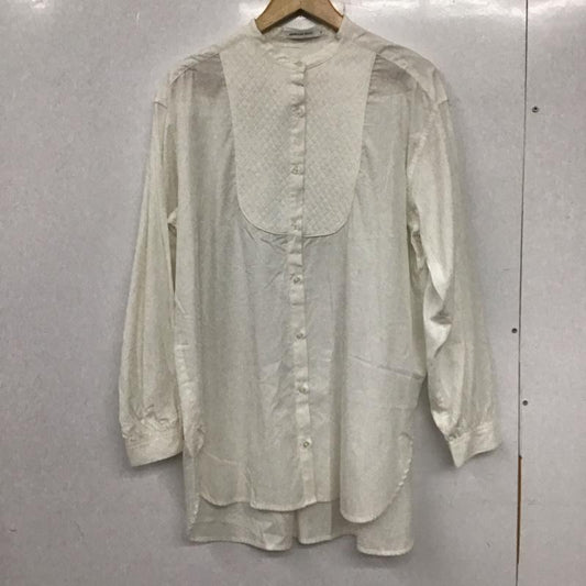 アメリカンホリック AMERICAN HOLIC シャツ、ブラウス 長袖 HA23L0G0600 バンドカラーキルティングシャツチュニック L 無地 白 / ホワイト /  レディース USED 古着 中古 10134663