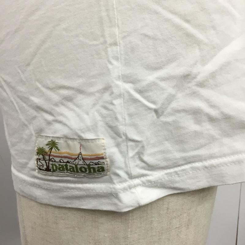 パタゴニア patagonia Tシャツ 半袖 39196sp18 半袖カットソー プリントTシャツ クルーネックカットソー S プリント 白 / ホワイト /  メンズ USED 古着 中古 10120844