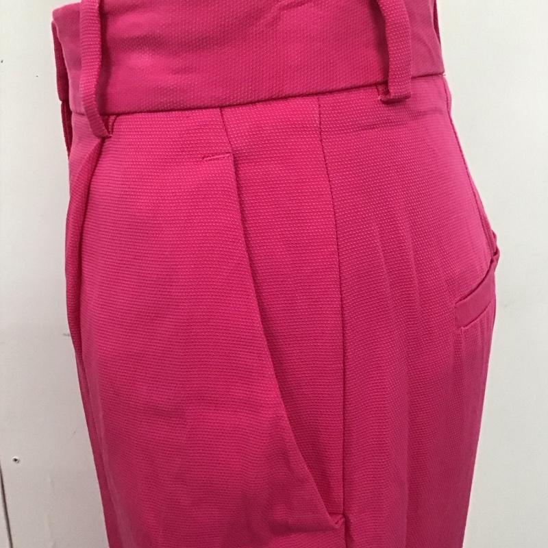 ザラベーシック ZARA BASIC パンツ スラックス スラックス ワイドパンツ カジュアルパンツ フレアパンツ XS 無地 桃 / ピンク /  レディース USED 古着 中古 10110457