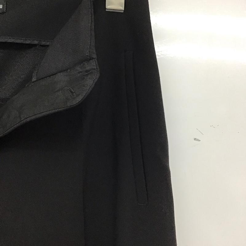 ザラ ZARA パンツ スラックス スラックスパンツ ワイドパンツ センタータックパンツ S 無地 黒 / ブラック /  レディース USED 古着 中古 10135578