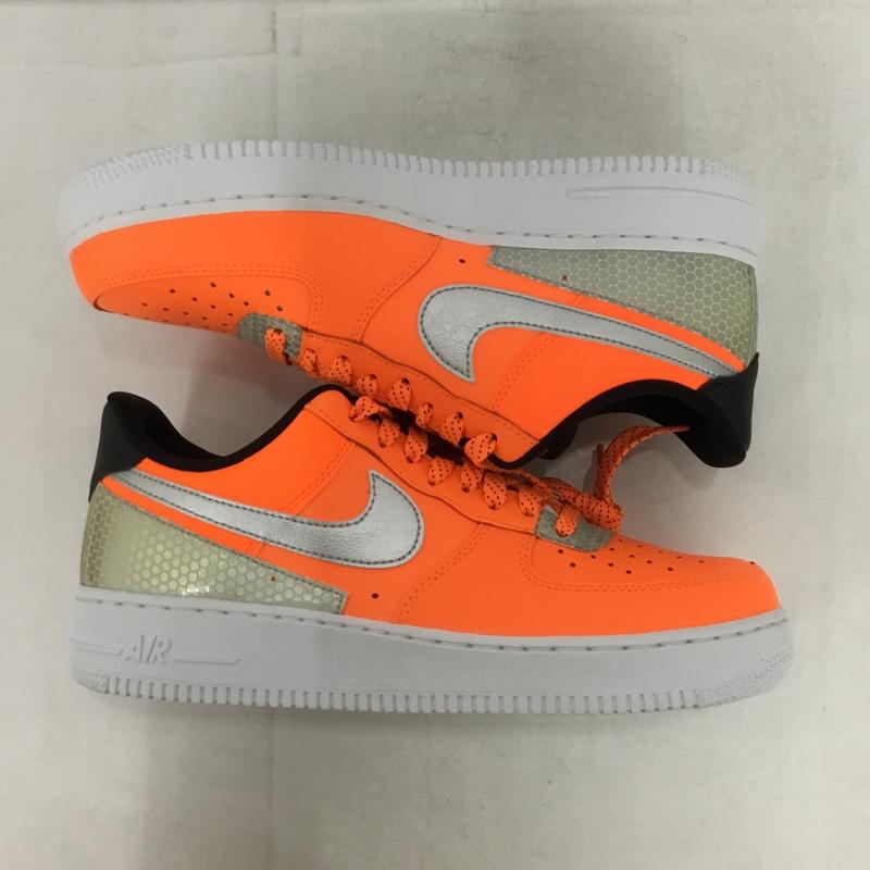 ナイキ NIKE スニーカー スニーカー CT2299-800 AIR FORCE 1 07 LV8 3M 26.5cm 26.5cm ロゴ、文字 橙 / オレンジ / X 黒 / ブラック / X 銀 / シルバー /  メンズ USED 古着 中古 10149998