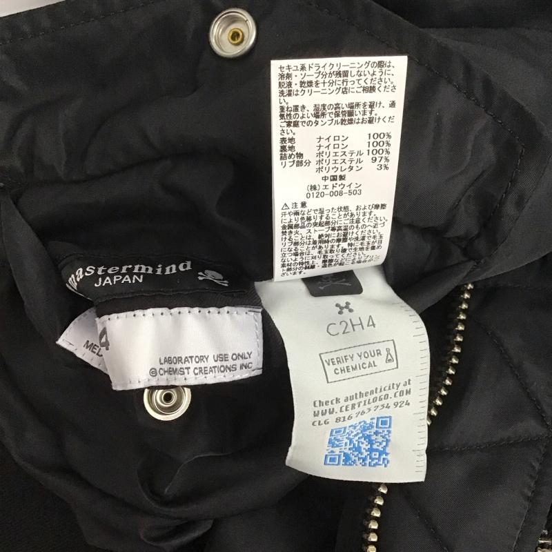 アルファインダストリー Alpha Industries ジャケット、上着 ジャンパー、ブルゾン ALPHA INDUSTRIES×C2H4×mastermind コラボ MA-1ジャケット ジップアップジャケット リバーシブル M ロゴ、文字 黒 / ブラック / X 赤 / レッド /  メンズ USED 古着 中古 10107503