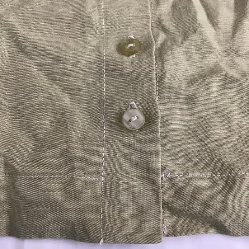 スライ SLY カットソー 長袖 030dsm30-3380 SQUAREN／C PUFFトップス スクエアネック 長袖シャツ 1 無地 緑 / グリーン /  レディース USED 古着 中古 10105939