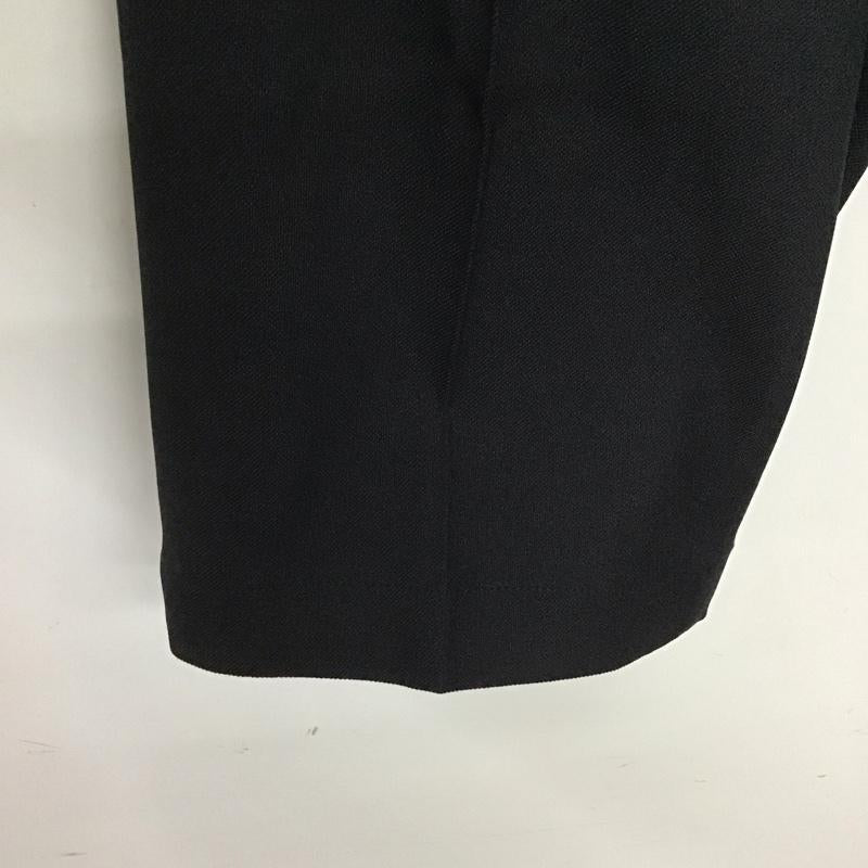 ビームス BEAMS パンツ スラックス スラックスパンツ ワイドパンツ センタータックパンツ ストレッチ M 無地 黒 / ブラック /  メンズ USED 古着 中古 10141518