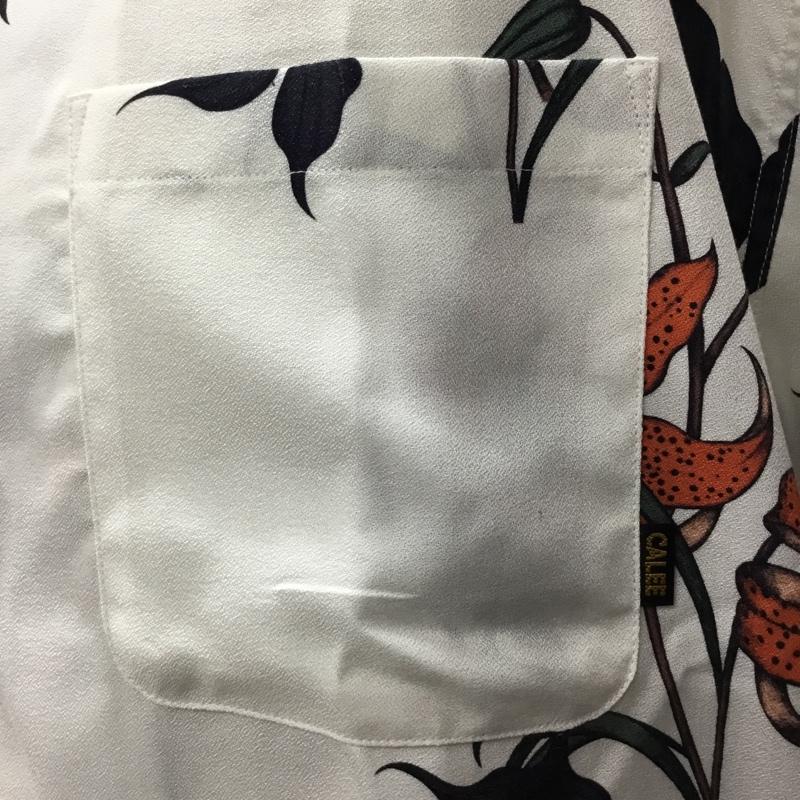 キャリー CALEE シャツ、ブラウス 半袖 オープンカラー M 花柄 マルチカラー / マルチカラー /  メンズ USED 古着 中古 10117215