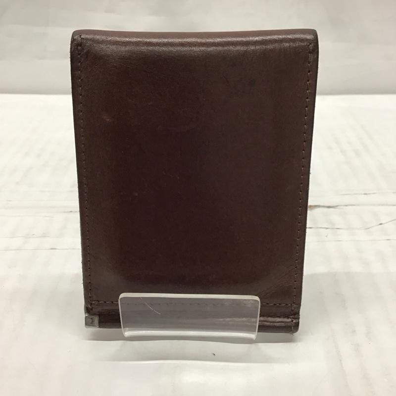 ポーター PORTER 財布 二つ折り 161-04649 MONEY CLIP 箱有 レザー 茶 / ブラウン /  メンズ USED 古着 中古 10113053