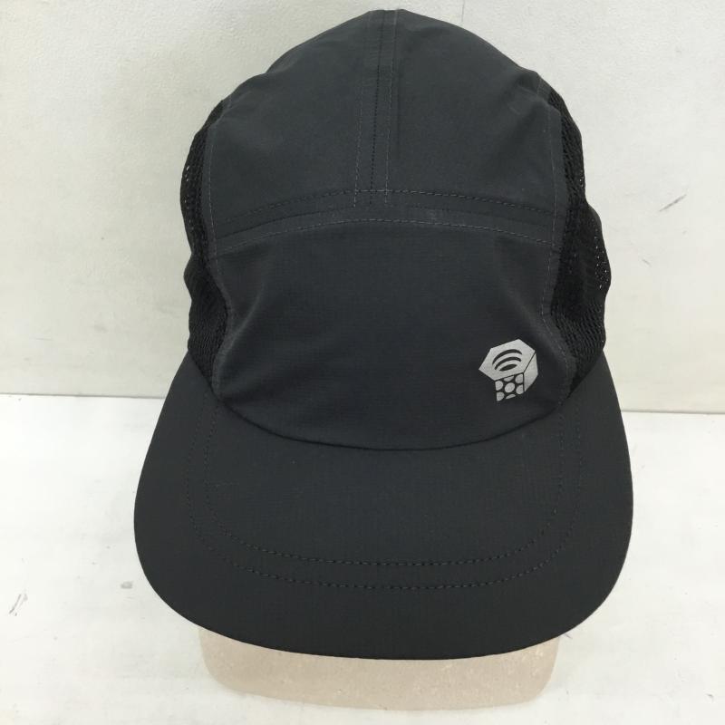 マウンテン ハード ウェアー MOUNTAIN HARDWEAR 帽子 キャップ OE5016-004　アエアシェルキャップ ロゴ、文字 黒 / ブラック /  メンズ USED 古着 中古 10135649