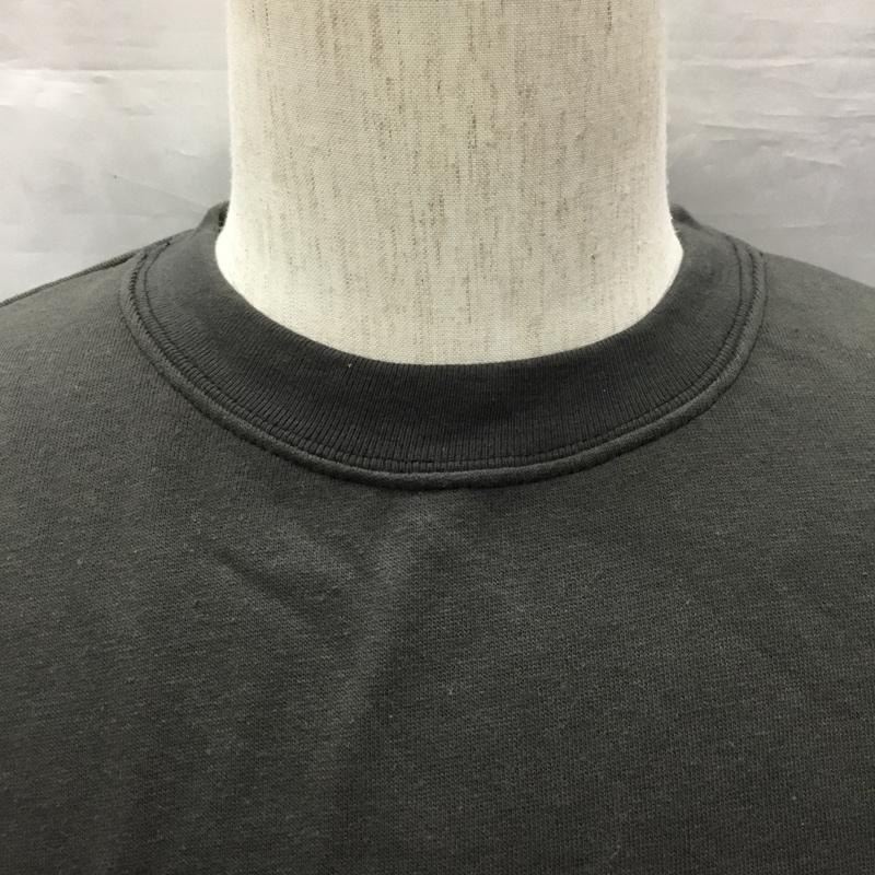 フリークスストア FREAK S STORE トレーナー 長袖 長袖トレーナー スウェット クルーネック リブスウェットカットソー L ロゴ、文字 黒 / ブラック /  メンズ USED 古着 中古 10121614